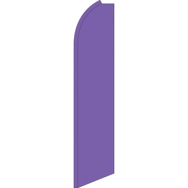 Solid Purple Swooper Feather Flag