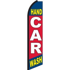 Hand Car Wash Swooper Feather Flag