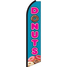 Donuts Swooper Feather Flag