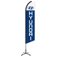 Hyundai Swooper Feather Flag