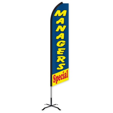 Managers Special Swooper Feather Flag
