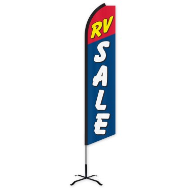 RV Sale Swooper Feather Flag