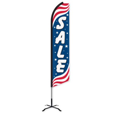 Sale Patriotic Swooper Feather Flag
