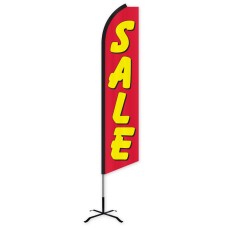 Sale (Red & Yellow) Swooper Feather Flag