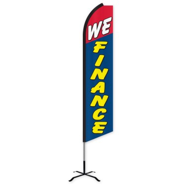 We Finance Swooper Feather Flag