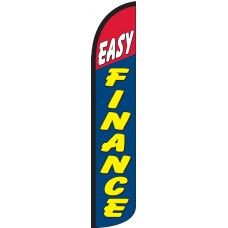 Easy Finance Wind-Free Feather Flag