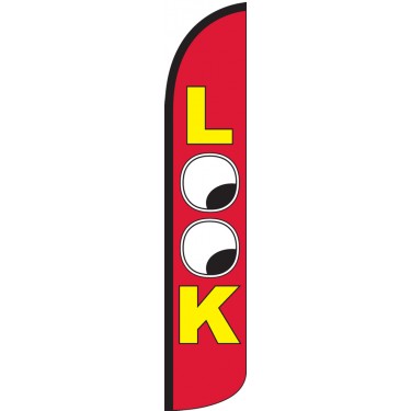 LOOK Wind-Free Feather Flag