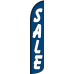 Sale (Blue & White) Wind-Free Feather Flag