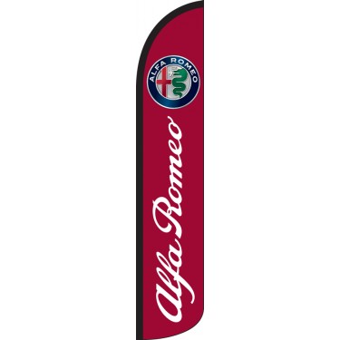 Alfa Romeo Wind-Free Feather Flag