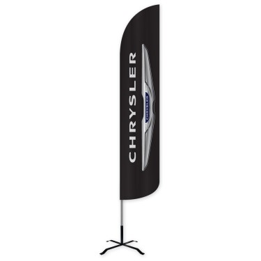 Chrysler Wind-Free Feather Flag