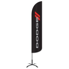 Dodge Wind-Free Feather Flag