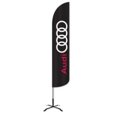 Audi Wind-Free Feather Flag