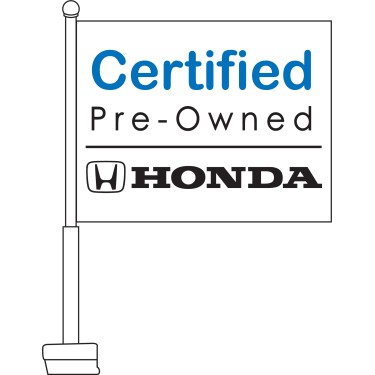 Honda Certified Pre-Owned Car Flag