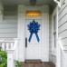 Big 28" Front Door Bow For House - Blue