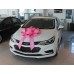 30" Pink "Happy Birthday" Car Bow