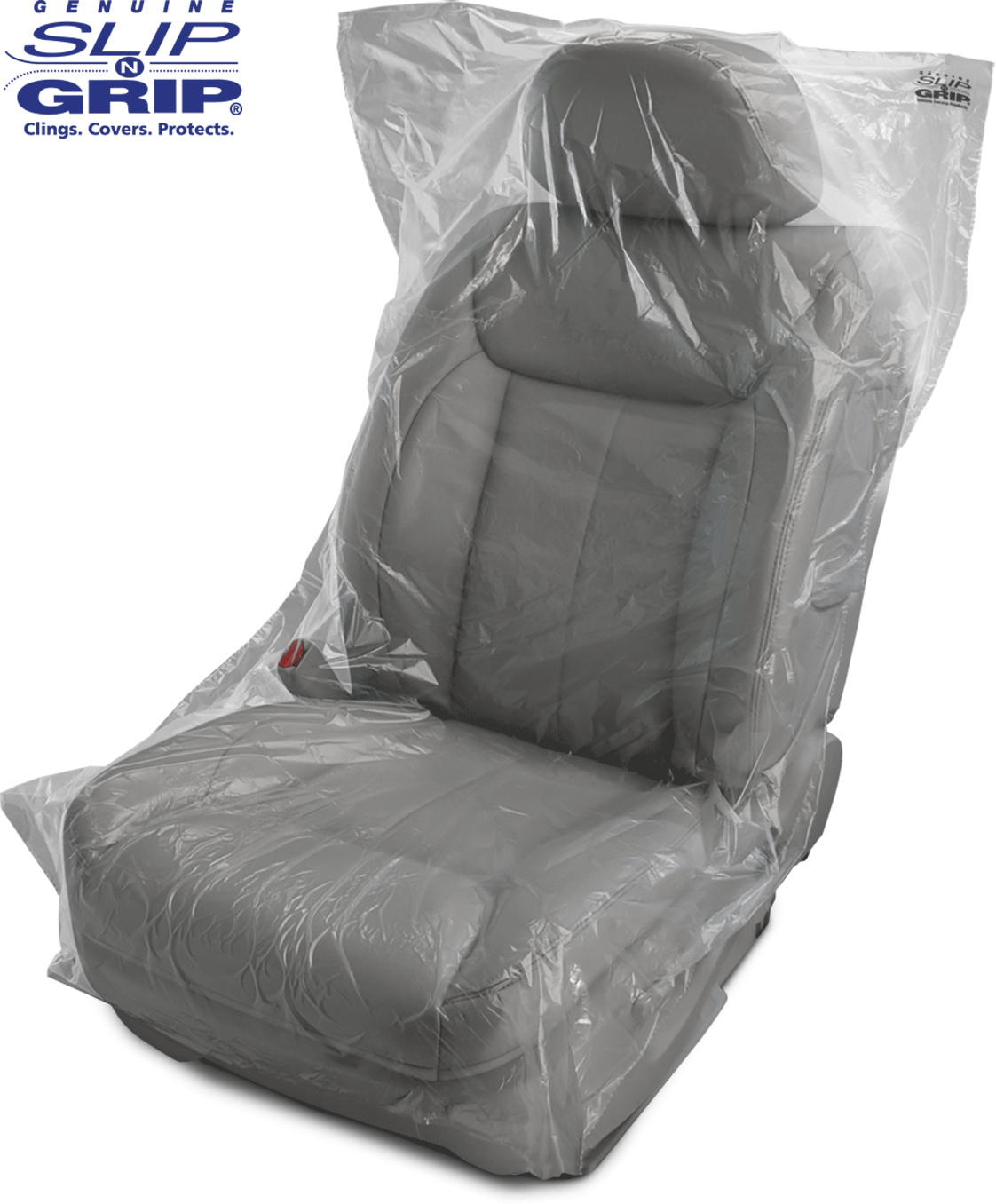 .7 Mil Thick Slip-N-Grip® Premium Plastic Disposable Seat Covers (Box